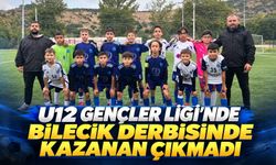 U12 GENÇLER LİGİ'NDE BİLECİK DERBİSİNDE KAZANINI ÇIKMADI