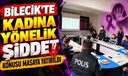 BİLECİK'TE KADINA YÖNELİK ŞİDDETLE MÜCADELE MASAYA YATIRILDI