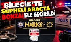 BİLECİK'TE ŞÜPHELİ ARAÇTA UYUŞTURUCU ELE GEÇİRİLDİ