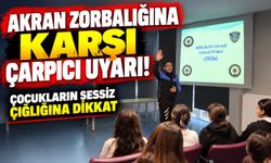 ÖĞRENCİLERE AKRAN ZORBALIĞINA KARŞI BİLGİLENDİRME