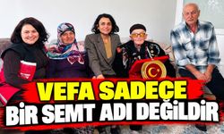 ŞEHİT AİLESİNE VEFA ZİYARETİ