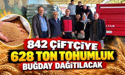 842 ÇİFTÇİYE 628 TON TOHUMLUK BUĞDAY DAĞITILACAK