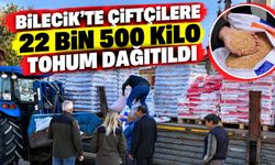 ÇİFTÇİLERE 22 BİN 500 KİLO TOHUM DAĞITILDI