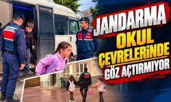 JANDARMA OKUL ÇEVRELERİNDE GÖZ AÇTIRMIYOR