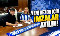 PAZARYERİSPOR'DA YENİ SEZON İÇİN İMZALAR ATILDI