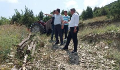 BAŞKAN OCAK DOĞALGAZ ÇALIŞMALARINI YERİNDE İNCELEDİ