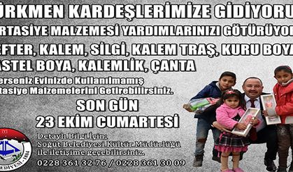 "TÜRKMEN KARDEŞLERİMİZE GİDİYORUZ"