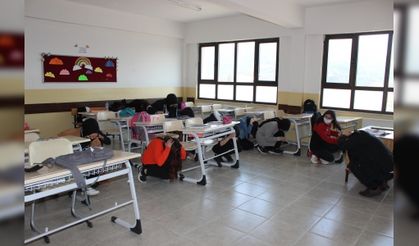 SENARYO GEREĞİ 6,5 BÜYÜKLÜĞÜNDE DEPREMİN TATBİKATI YAPILDI