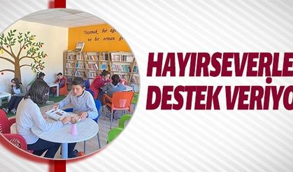 HAYIRSEVERLER DESTEK VERİYOR