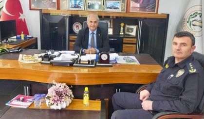 EMNİYET MÜDÜR BODUR VE BAŞKAN YAMAN BİR ARAYA GELDİ