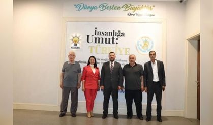 BAŞKAN TEKİN, GENEL BAŞKAN YARDIMCISI ZENGİN'İ ZİYARET ETTİ