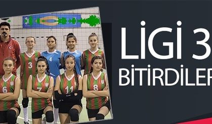 LİGİ 3'ÜNCÜ SIRADA BİTİRDİLER