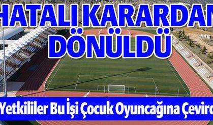 450 KİŞİLİK STADA VERİLEN VİTRAPOR-BURSASPOR MAÇININ YERİ DEĞİŞTİ