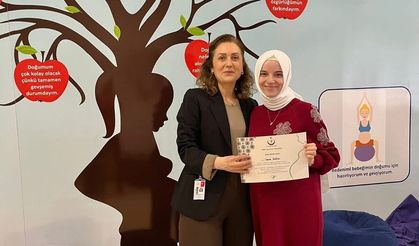 BOZÜYÜK DEVLET HASTANESİ GEBE OKULU YILIN SON MEZUNLARINI VERDİ