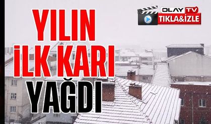 BİLECİK'E YILIN İLK KARI YAĞDI