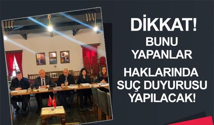 PARKLARA ZARAR VERİLMESİ HALİNDE SUÇ DUYURUSU