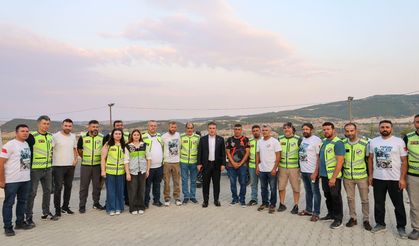 VALİ FAİK OKTAY SÖZER, MOTOSİKLET TUTKUNLARIYLA BULUŞTU
