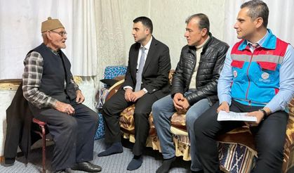 KAYMAKAM KILIÇ VATANDAŞLARIN KAPISINI TEK TEK ÇALDI