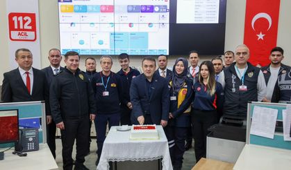 VALİ SÖZER 112 ACİL ÇAĞRI MERKEZİ'NDE İNCELEMELERDE BULUNDU