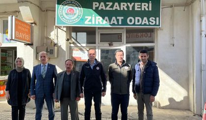 MÜDÜR AYVALIK, ÜRETİCİLERLE TARIM VE HAYVANCILIĞI İNCELEDİ