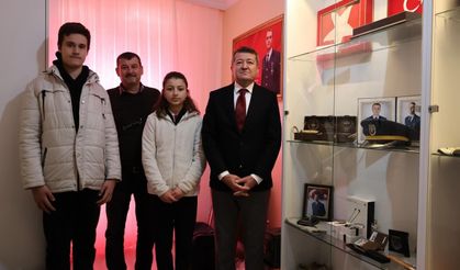 ŞEHİT İLHAN ONGAN'IN AİLESİNE ANLAMLI BULUŞMA