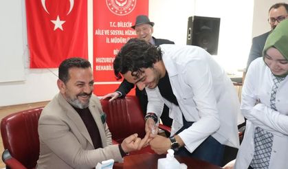 TIP FAKÜLTESİ ÖĞRENCİLERİNDEN HUZUREVİNE SAĞLIK DESTEĞİ