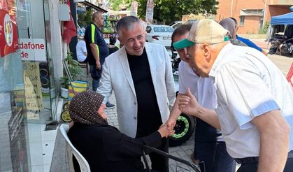 BAŞKAN YILDIRIM VATANDAŞ VE ESNAFLA BULUŞTU