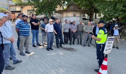 50 TRAKTÖR SÜRÜCÜSÜNE EĞİTİM VERİLDİ