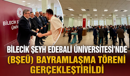 BŞEÜ'DE BAYRAMLAŞMA TÖRENİ