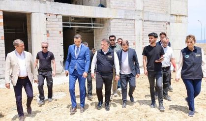 2 OKUL YAPIM İNŞAATINDA SONA GELİNİYOR