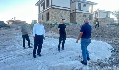 KAYMAKAM KILIÇ, YANGIN BÖLGESİNDE İNCELEMEDE BULUNDU