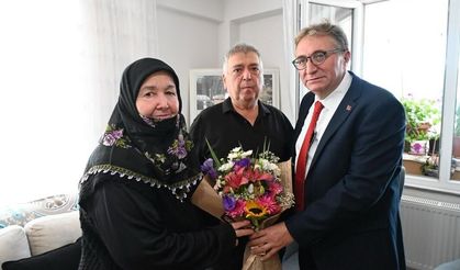 KAYMAKAM HELVACI'DAN GAZİ VE ŞEHİT AİLESİNE ZİYARET