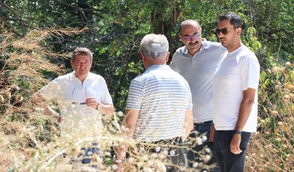 İL MÜDÜRÜ ŞİMŞEK'TEN OKULUN YENİ SPOR ALANI PROJESİNE İNCELEME