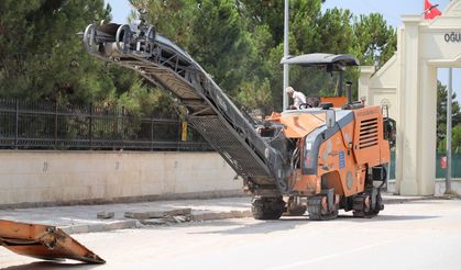 SICAK ASFALT ÇALIŞMASI BAŞLADI