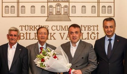 VALİ SÖZER, AHİLİK HAFTASI HEYETİNİ KABUL ETTİ