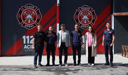 BAŞKAN DURGUT, İTFAİYE PERSONELİYLE BULUŞTU