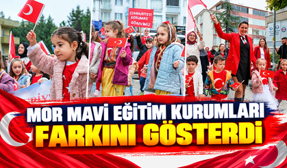 MOR MAVİ EĞİTİM KURUMLARI FARKINI GÖSTERDİ