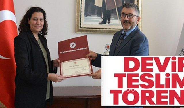 DEVİR TESLİM TÖRENİ