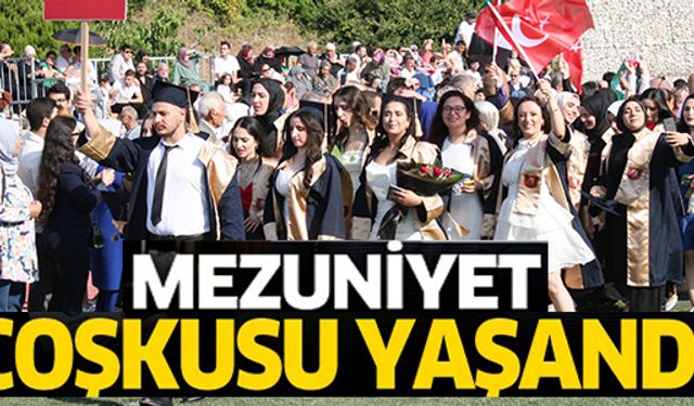 MEZUNİYET COŞKUSU YAŞANDI