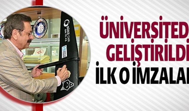 ÜNİVERSİTEDE GELİŞTİRİLDİ