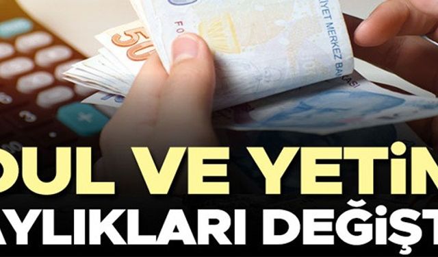 DUL VE YETİM AYLIKLARI DEĞİŞTİ