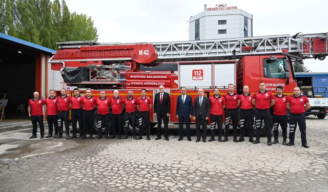 BAŞKAN BAKKALCIOĞLU'NDAN İTFAİYE MÜDÜRLÜĞÜ'NE ZİYARET