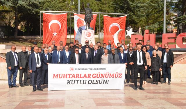 BİLECİK'TE ‘19 EKİM MUHTARLAR GÜNÜ' KUTLANDI