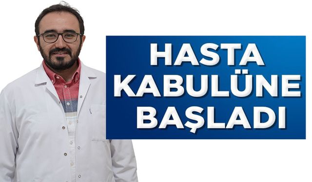 UZM. DR. ALPEREN HALİL HAYLA GÖREVE BAŞLADI