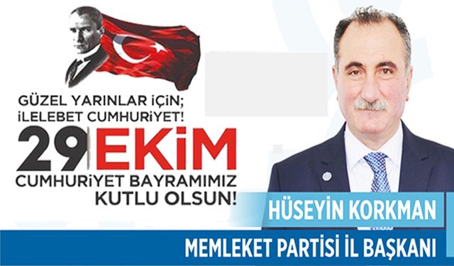 29 EKİM CUMHURİYET BAYRAMI KUTLU OLSUN