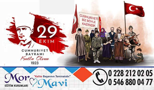 29 EKİM CUMHURİYET BAYRAMI KUTLU OLSUN