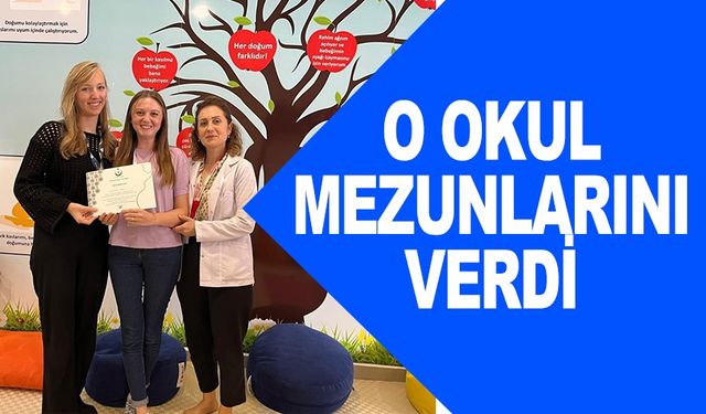 GEBE OKULU EYLÜL AYI MEZUNLARINI VERDİ