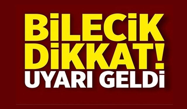 BİLECİK VE ÇEVRESİ İÇİN ZİRAİ DON UYARISI YAPILDI