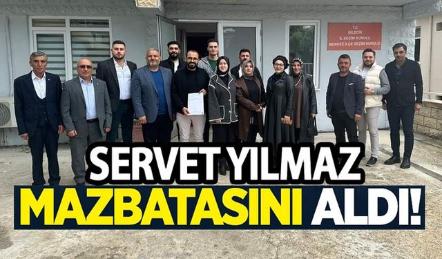 SERVET YILMAZ MAZBATASINI ALDI