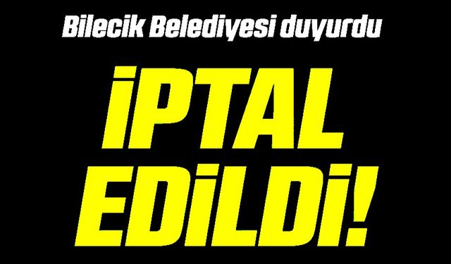 KONSER İPTAL EDİLDİ!